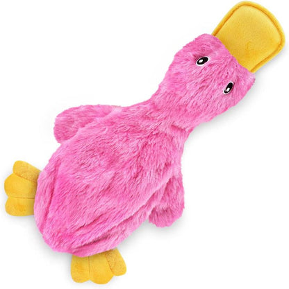 Crinkle Dog Toy for Small, Medium, and Large Breeds, Cute No Stuffing Duck with Soft Squeaker, Fun for Indoor Puppies and Senior Pups,...