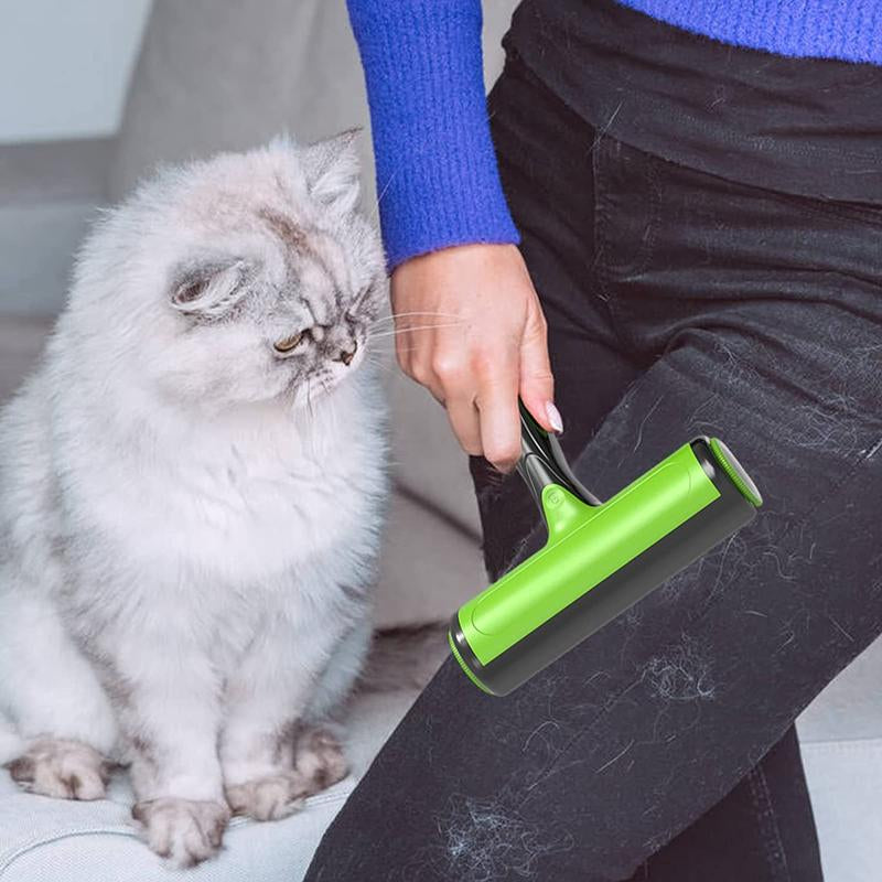 Pet Hair Remover for Cat and Dogs Green Cleaning Brush Fur Removing Animals Hair Brush Clothing Couch Sofa Carpets Combs