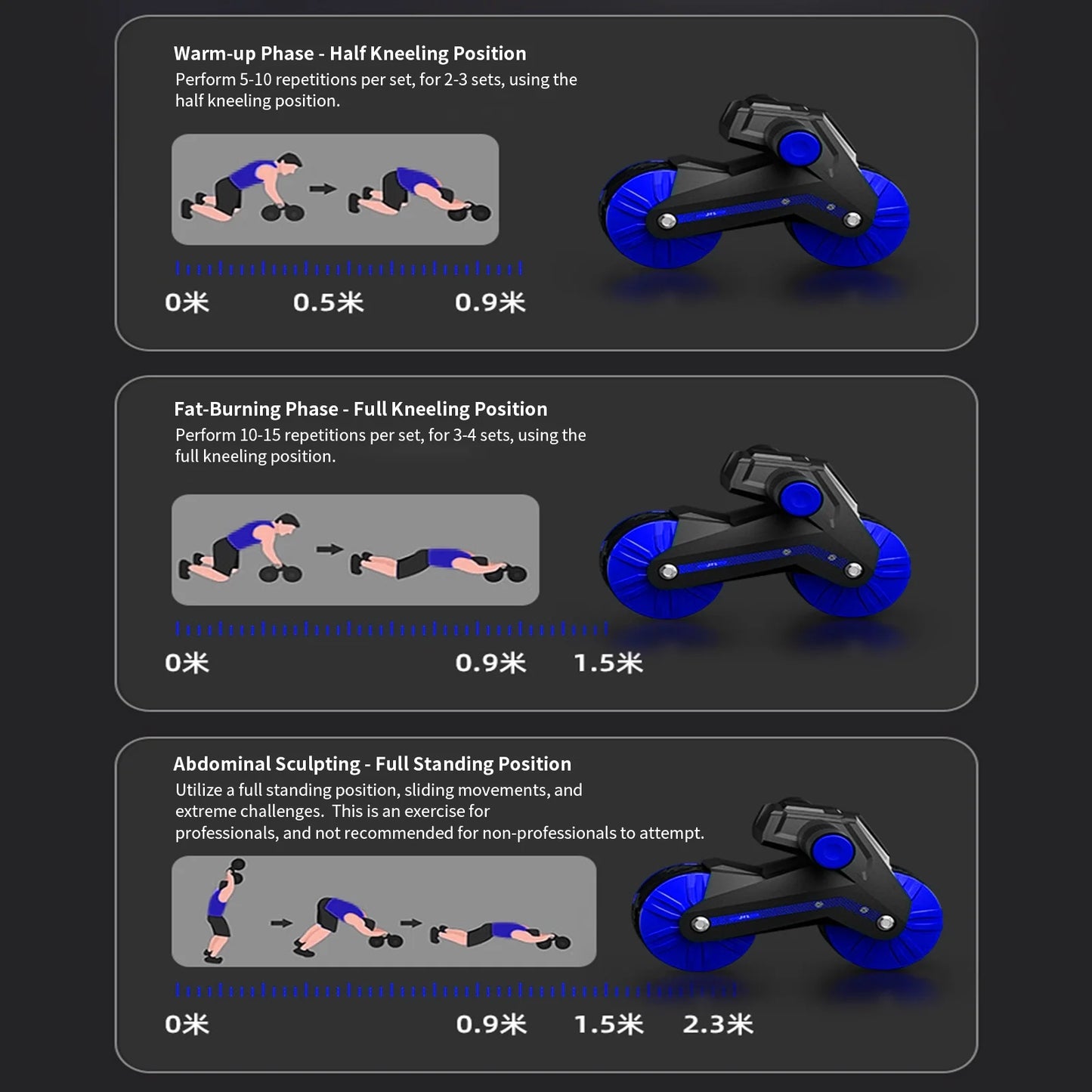 Grencareu Advanced Automatic Rebound Roller Wheel with Ergonomic Handle, Mat, and Core Strengthening Features