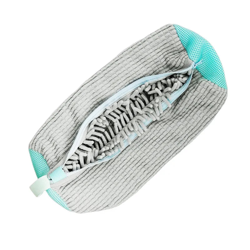 Wash Bag Padded Net Laundry Shoes Protector Fluffy Fibers Polyester Washing Shoes Machine Friendly Laundry Bag Drying Bags