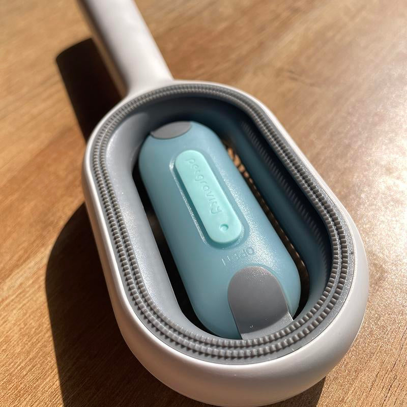 Cat Brush, Pet Grooming Comb, Pet Hair Removal Comb with Built-In Water Tank, Double-Sided Pet Hair Cleaning Brush, Pet Supplies