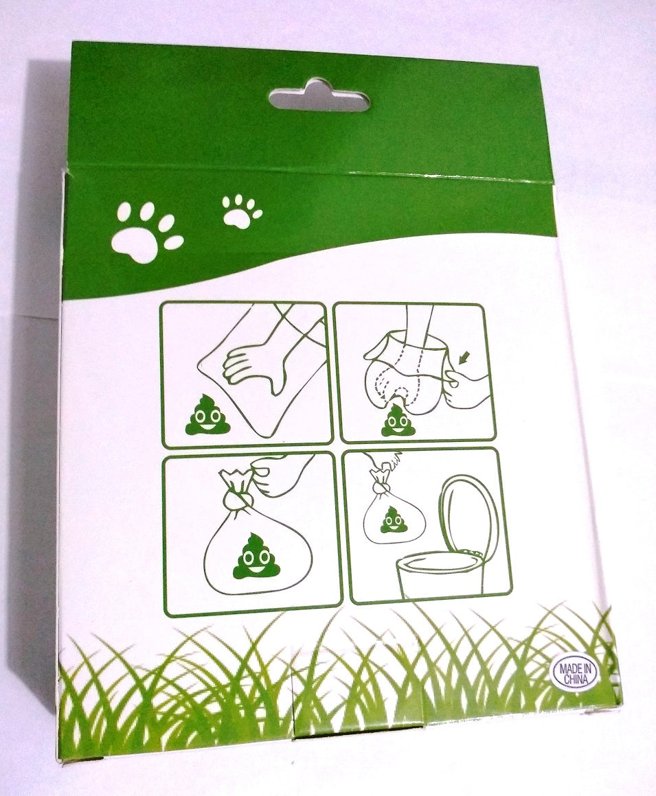 Pauflask Pet waste bag, Dog poop bag biodegradable 120 counts