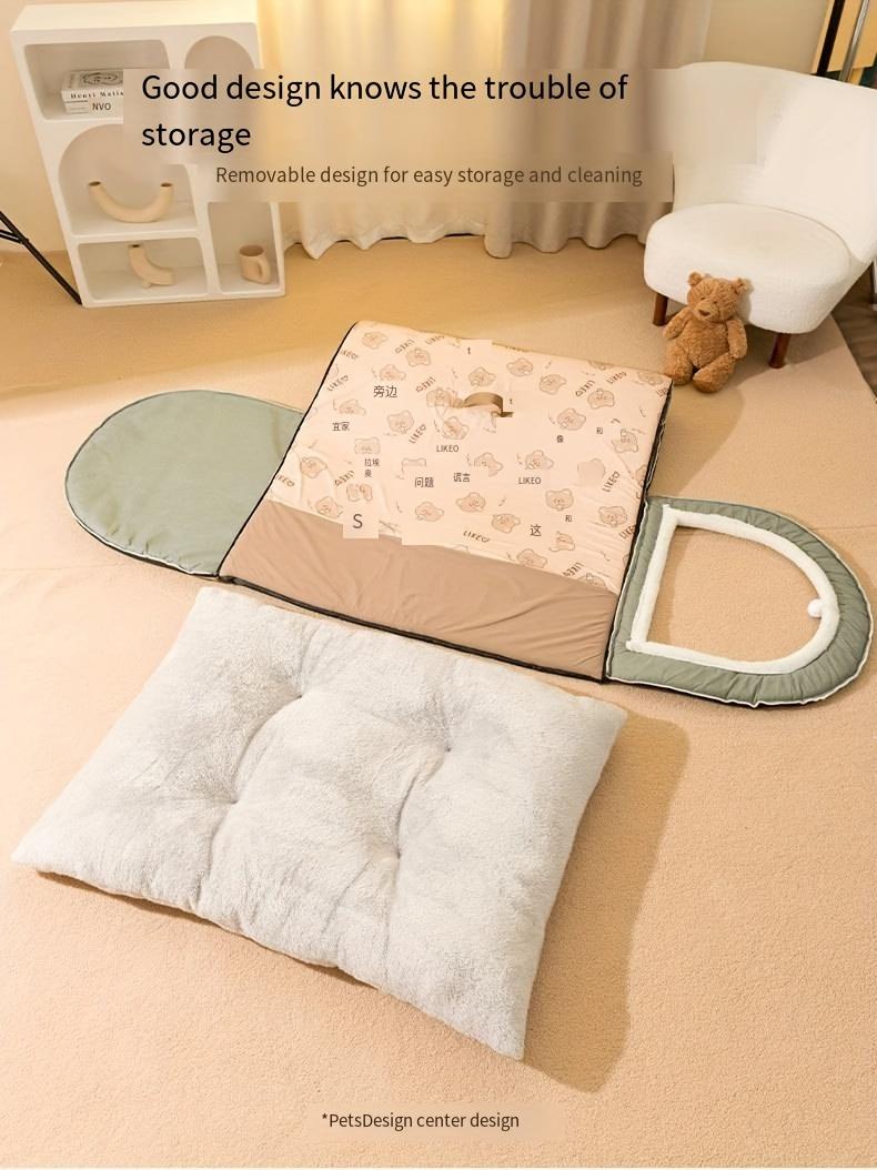 1Pc Winter Warm Removable Washable Dog Bed, All Seasons Universal, Pet Sleeping Nest, Suitable for Large Dog