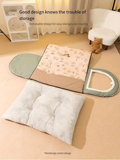 1Pc Winter Warm Removable Washable Dog Bed, All Seasons Universal, Pet Sleeping Nest, Suitable for Large Dog