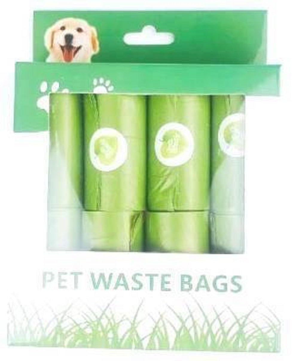 Pauflask Pet waste bag, Dog poop bag biodegradable 120 counts