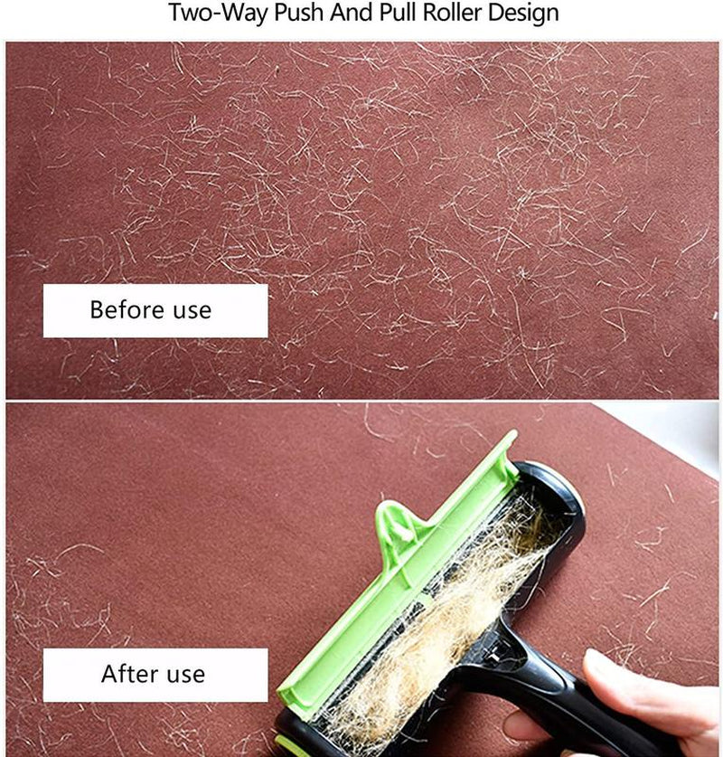 Pet Hair Remover for Cat and Dogs Green Cleaning Brush Fur Removing Animals Hair Brush Clothing Couch Sofa Carpets Combs