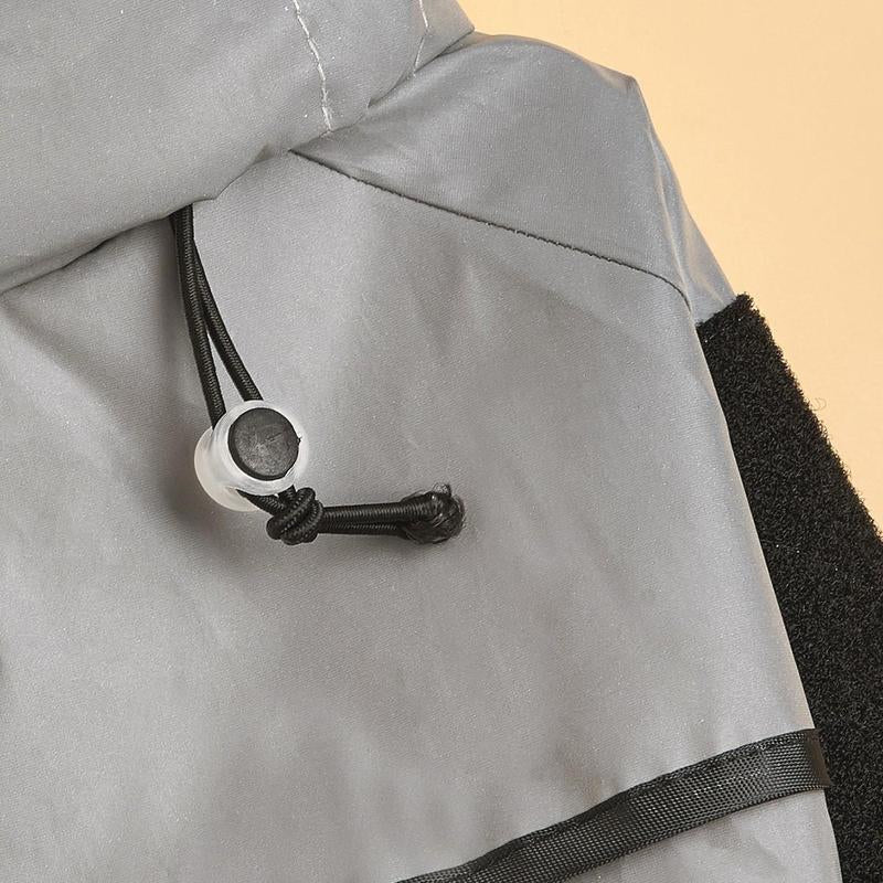 Winter Warm Pet Cloth, Reflective Safety Dog Raincoat, Waterproof Sunscreen Pet Raincoat, Pet Clothes for Dogs Outdoor Walking, Dog Clothing for Border Collie Beagle, Animal Gift