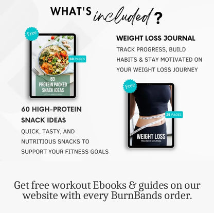 Burn Bands Resistance Loop Bands Set of 5 with Carry Bag