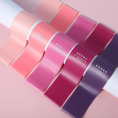 Burn Bands Resistance Loop Bands Set of 5 with Carry Bag