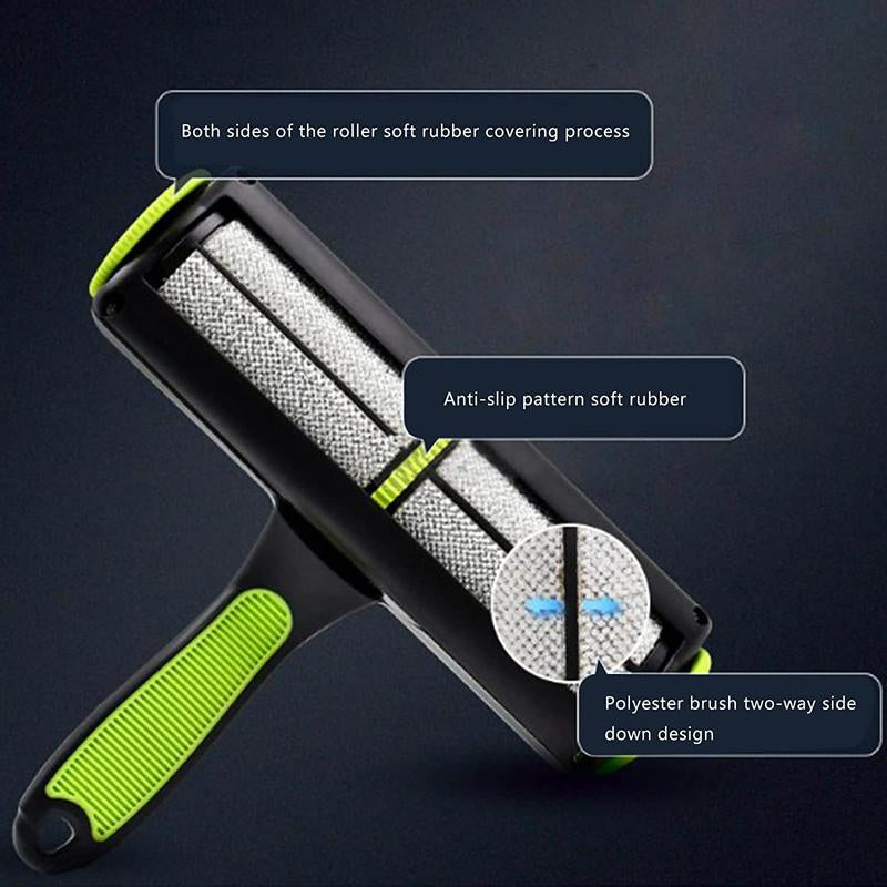 Pet Hair Remover for Cat and Dogs Green Cleaning Brush Fur Removing Animals Hair Brush Clothing Couch Sofa Carpets Combs