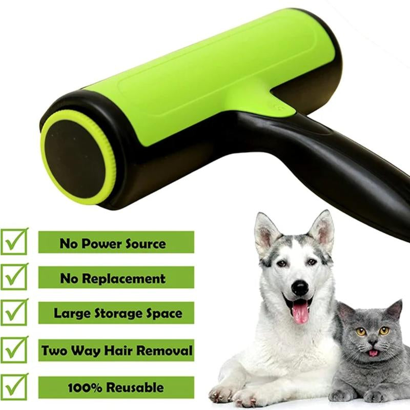 Pet Hair Remover for Cat and Dogs Green Cleaning Brush Fur Removing Animals Hair Brush Clothing Couch Sofa Carpets Combs