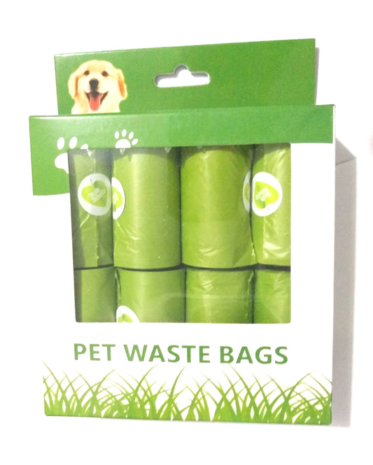 Pauflask Pet waste bag, Dog poop bag biodegradable 120 counts