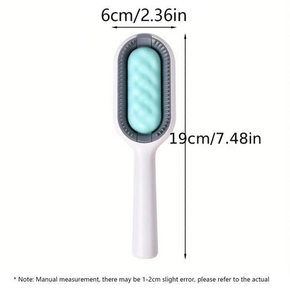 Cat Brush, Pet Grooming Comb, Pet Hair Removal Comb with Built-In Water Tank, Double-Sided Pet Hair Cleaning Brush, Pet Supplies