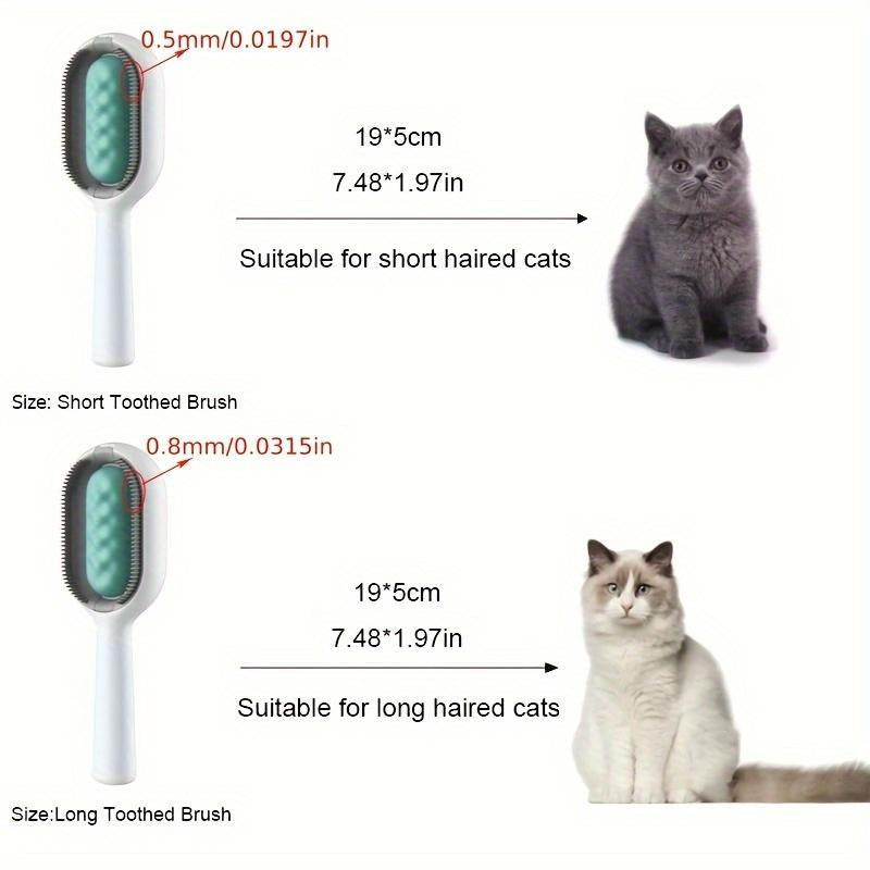 Cat Brush, Pet Grooming Comb, Pet Hair Removal Comb with Built-In Water Tank, Double-Sided Pet Hair Cleaning Brush, Pet Supplies