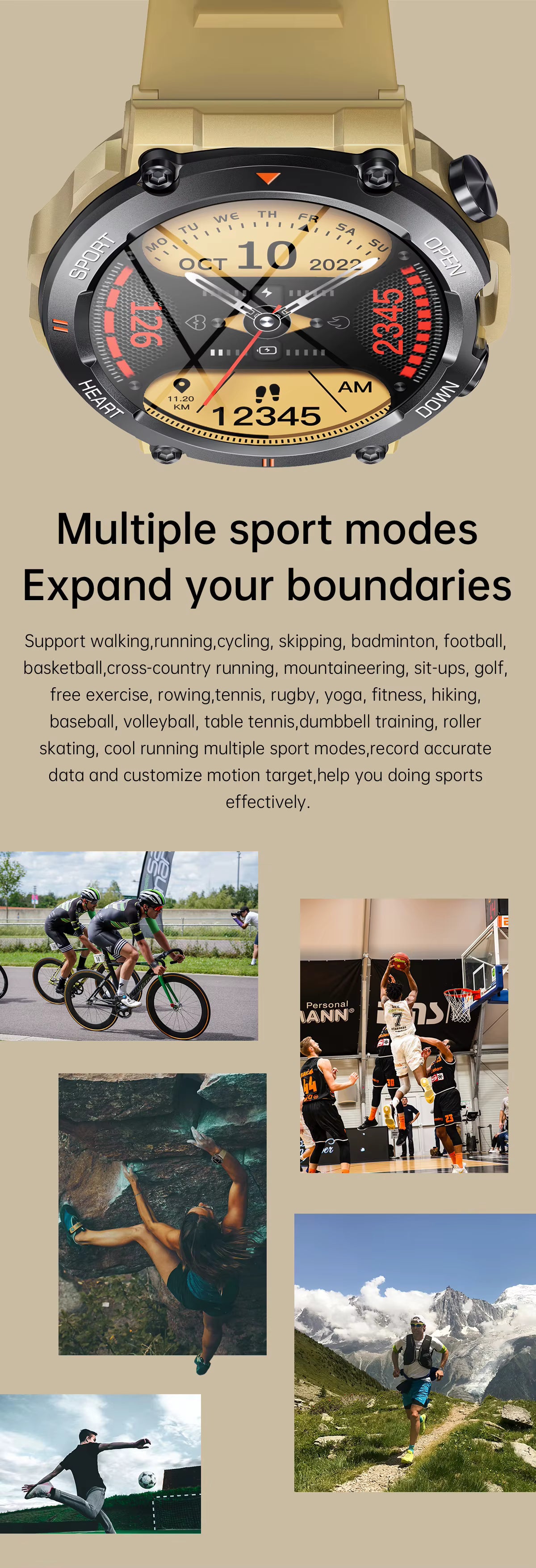 K56Pro Smart Watch for Men Heart Rate Blood Bluetooth Sport 400Mah Long Standby 1.39 Inch 360*360 HD Screen Outdoors Smartwatch